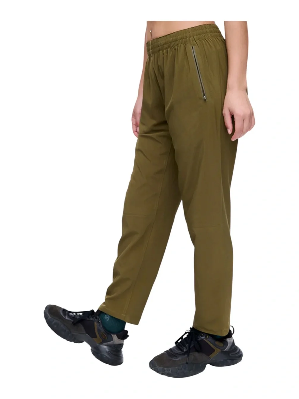 Outdoor Voices Zephyr RecPoly 26” Pant in Dark Olive Green Sz M